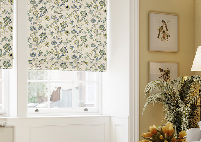 Land & Shore Orchard, Green - Roman Blind - Image 5